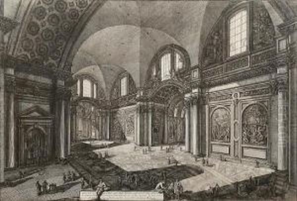 Veduta Interna Della Chiesa Della Madonna Degli Angioli Detta Della Certosa - view 1