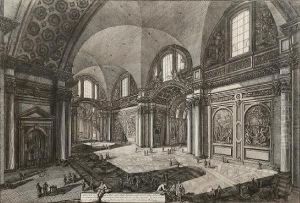 Veduta Interna Della Chiesa Della Madonna Degli Angioli Detta Della Certosa