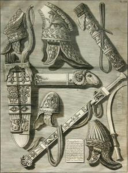 In Questa Tavola Si Vedono Delle
Armature..., Pl. Xix, From The Trophy Or Magnificent Spiral Column... - view 1