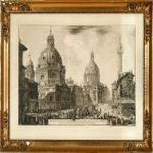 Veduttadelle Duc Chiese by Giovanni Battista Piranesi