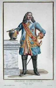 George Monke 1608-70 Duke of Albermarle by Pierre Duflos