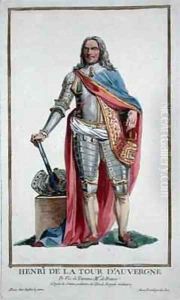 Henri de la Tour dAuvergne 1555-1623 by Pierre Duflos