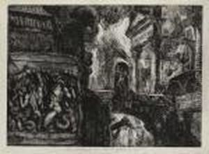 Grand Frontispice Du Premier Volume Des Antiquites Depompeia by Giovanni Battista Piranesi