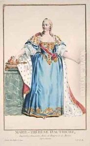 Maria Theresa Empress of Austria by Pierre Duflos