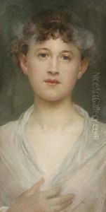Portrait Of A Girl by Maximilian Pirner