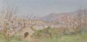 Extensive Landscape "pompeii,
Spring" by Alberto Pisa