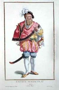 Dress of a Swiss Magistrate by Pierre Duflos