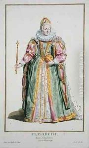 Elizabeth I 1530-1603 by Pierre Duflos