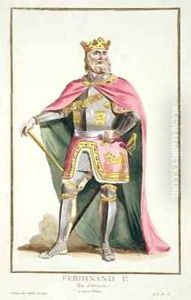 Ferdinand I 1379-1416 King of Aragon by Pierre Duflos