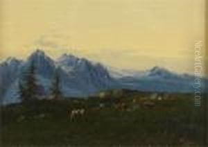 Pascolo In Alta Montagna by Giovanni Pisano