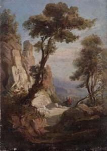 Guardie Presso Un Passo Montano