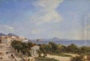 Veduta Di Napoli Dalla Torretta by Anthonie Sminck Pitloo