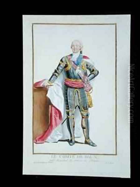 Count de Daun General of Armies of the Holy Roman Empire from Receuil des Estampes representant les Rangs et les Dignites suivant le Costume de toutes les Nations existantes - view 1