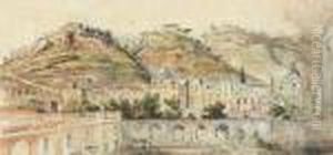 La Villa Lucia Vue De Naples
Aquarelle Gouachee Sur Trait De Crayon Noir by Anthonie Sminck Pitloo