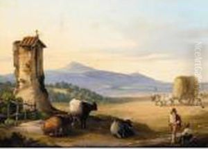View Of The Plains Below Vesuvius