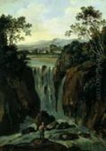 Die Cascata Della Marmore Bei Terni.