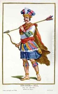 Hyder Ali from Receuil des Estampes representant les Rangs et les Dignites suivant le Costume de toutes les Nations existantes by Pierre Duflos