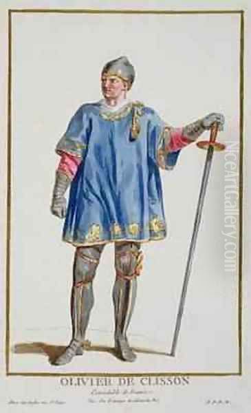 Olivier de Clisson Constable of France from Receuil des Estampes Representant les Rangs et les Dignites suivant le Costume de toutes les Nations existantes - view 1