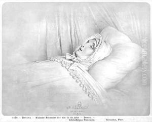 Madame Recamier 1777-1849 on her deathbed by Achille-Jacques-Jean-Marie Deveria