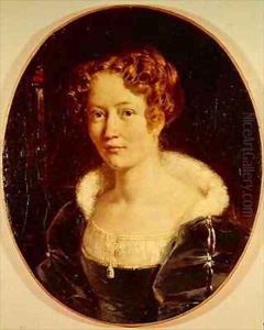 Portrait of Laure Deveria by Achille-Jacques-Jean-Marie Deveria