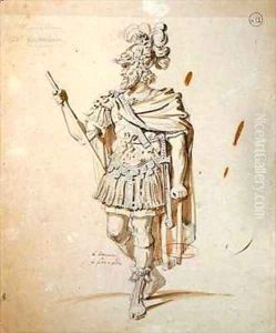 Costume design for the role of Le Commandeur
