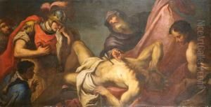 La Morte Del Re Dario by Sebastiano Ricci