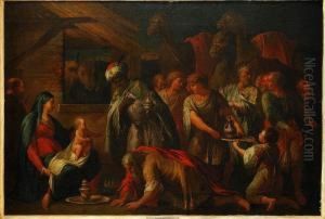 Konungarnas Tillbedjan by Sebastiano Ricci