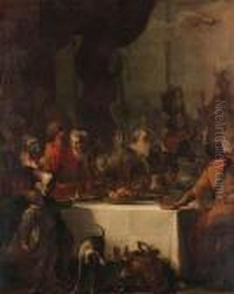 Belshazzar's Feast; And Jephthah's Daughter Saying Farewell To Herfriends - view 1