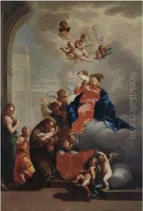 Loth E Le Figlie by Giovanni Battista Pittoni the younger