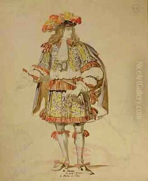 Costume design for an 1847 production of Don Juan 3 - view 1