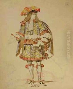 Costume design for an 1847 production of Don Juan 3