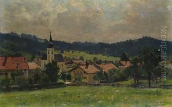 Landschaft Mit Dorf (parsberg?) - view 1