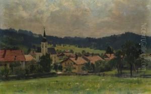 Landschaft Mit Dorf (parsberg?)