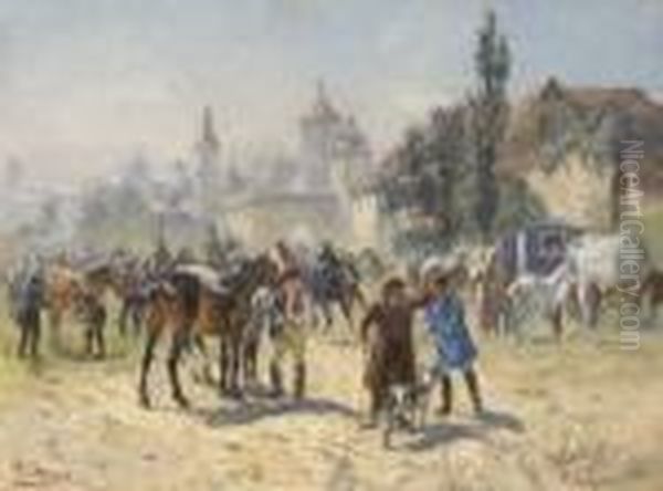 Pferdemarkt In Rothenburg O. D.
T. - view 1