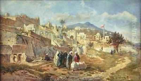 An Arab Cemetery - view 1