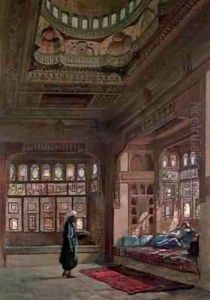 The Harem of Sheikh Sadat Cairo by Frank Dillon