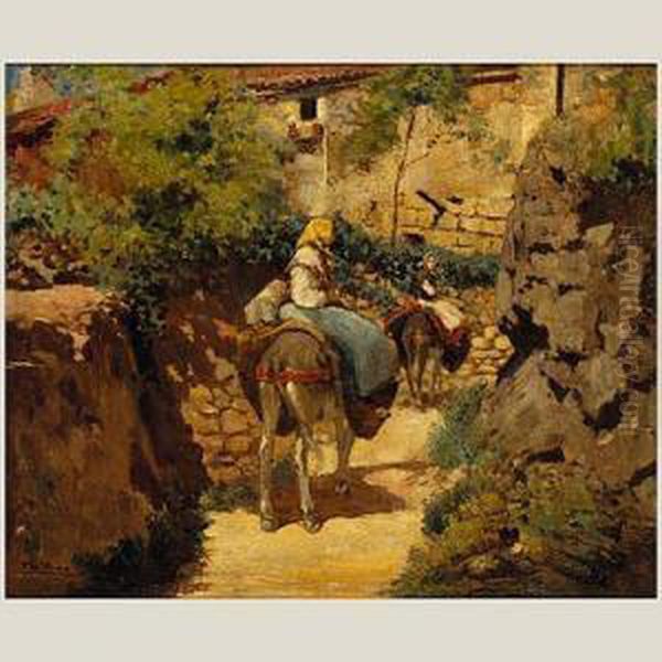 Mujeres En Burro - view 1