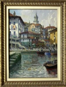 Port De Bermeo by Francisco Planas Doria