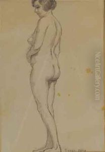 "desnudo Femenino" by Francisco Planas Doria
