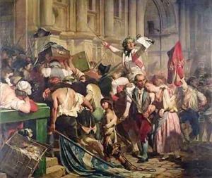 The Conquerors of the Bastille before the Hotel de Ville in 1789 by Hippolyte (Paul) Delaroche