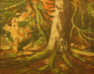 Twee Landschappen. Een Gesigneerd by George, Jurgen Pletser