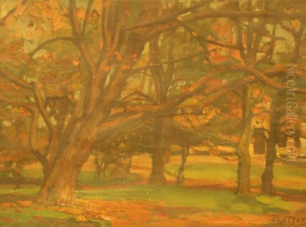 Parkgezicht. Gesigneerd - view 1