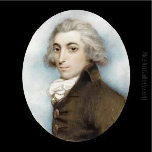 Portrait Of Cornelius Hendrickson Kortright Of Hylands House, Essex by Andrew Plimer