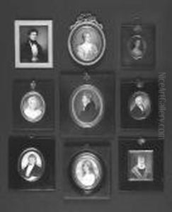 A Miniature Portrait Of Mrs Ormsby Hamilton, Killiney Castle, Co. Dublin