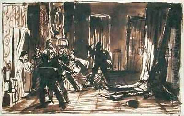 Study for The Assassination of the Duc de Guise 2 - view 1