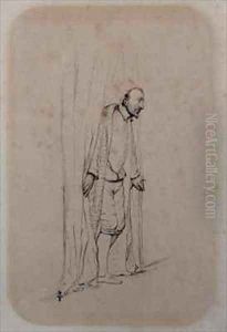 Study for The Assassination of the Duc de Guise by Hippolyte (Paul) Delaroche