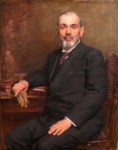 Portret Mezczyzny by Kazimierz Pochwalski