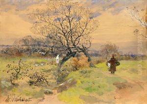 Powrot Do Domu, 1885 R. by Michal Pociecha