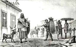 House for Rent Horse and Goat for Sale by Jean Baptiste Debret
