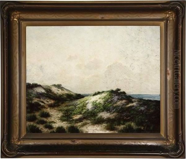 Sand Dunes With Blooming Verbena - view 1